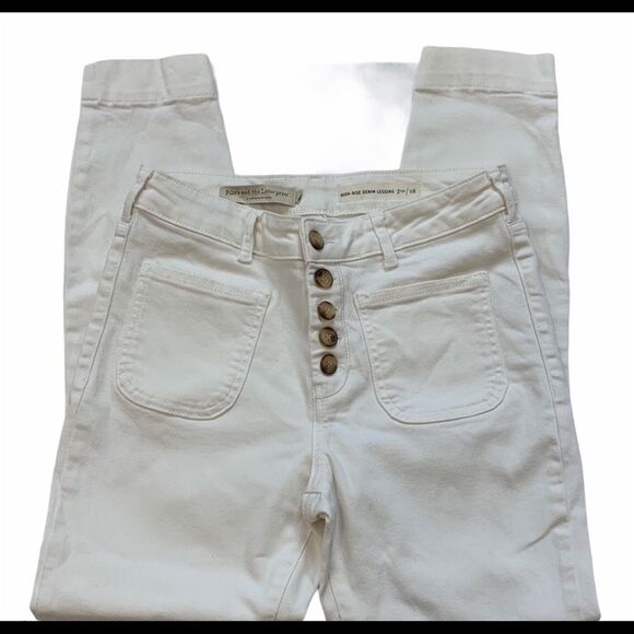 Pilcro High-Rise Denim Leggings Sz 28 - Picture 8 of 13